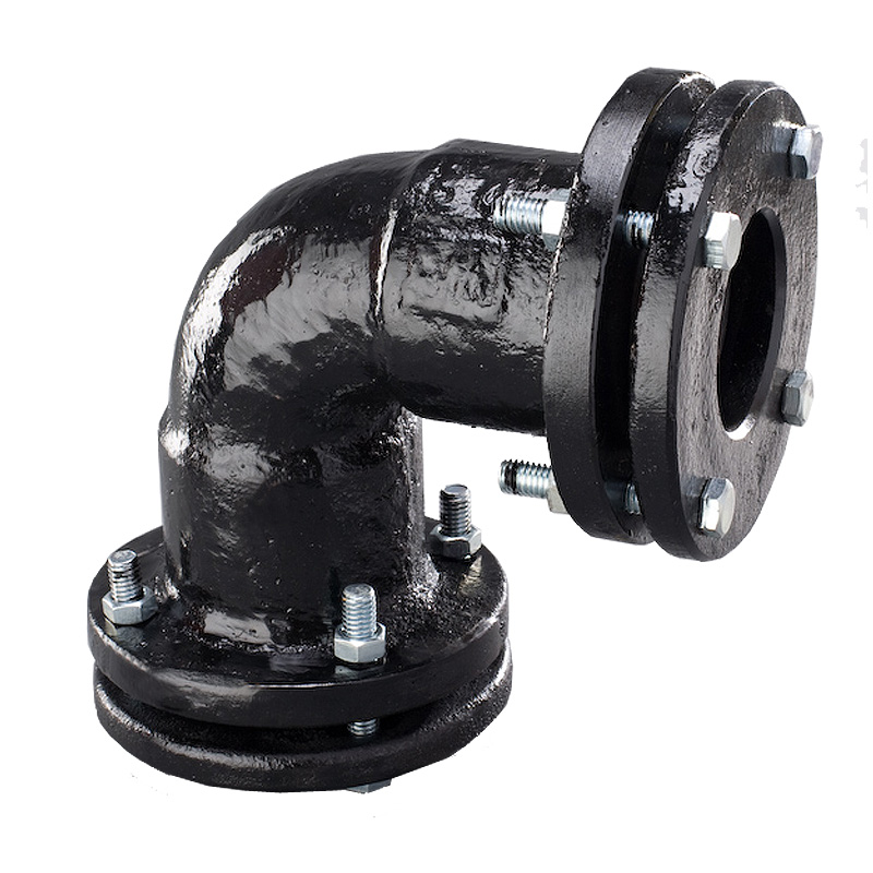 100590 (Piece) Elbow, C.I. (MMM) 6" x 90º